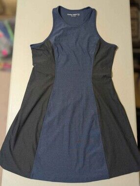XL Outdoor Voices blue and black dress